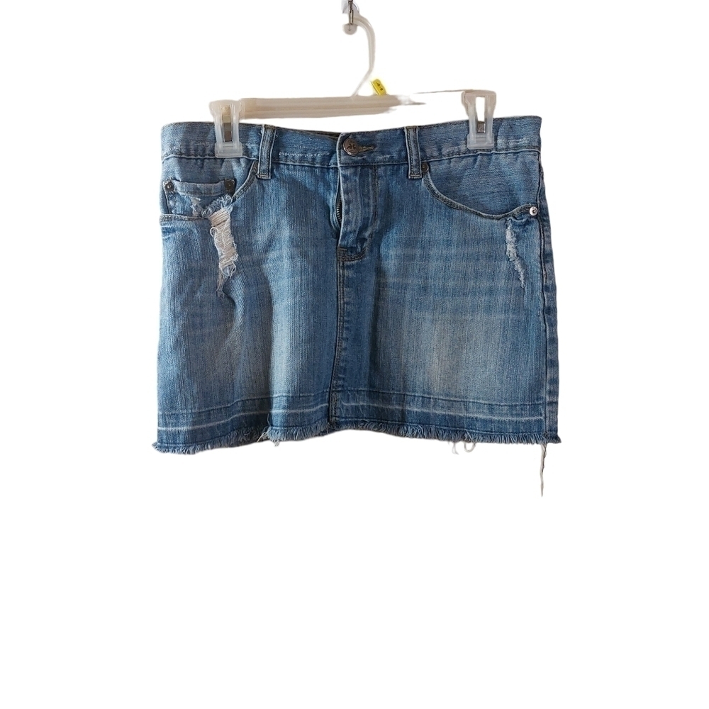 Chelsea & Violet Margot Mini Denim Skirt- size 27 waist